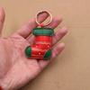 Yogodlns Christmas Keychain Santa Claus Deer Green Strap Faux Leather Phone Charm Pendnat Christmas Gift Party Favors
