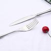 New Luxury 304 Stainless Steel Sliver Flatware Cutlery Set Food Knife Fork Spoon Western Dinnerware Tableware Set Kitchen Accessories