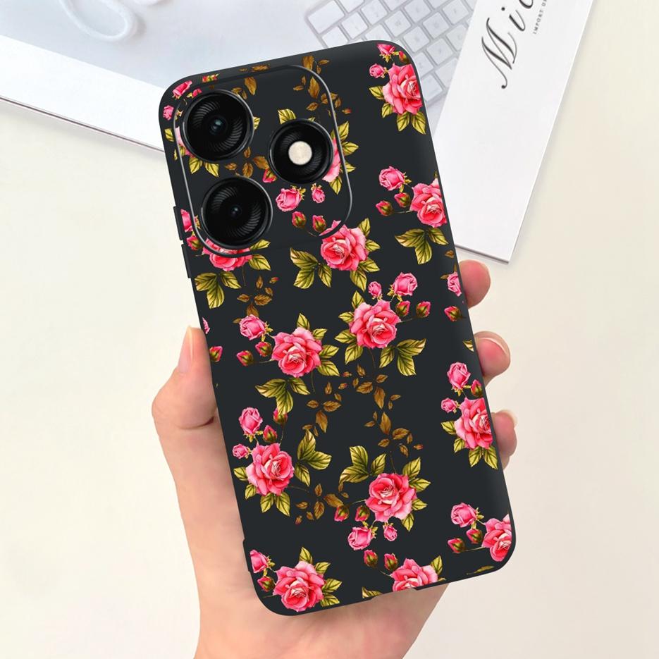 For Tecno Spark 20 Case Spark 20C BG7n Prety Girls Butterfly Painted Phone Case For Tecno Spark 20 Pro Spark20 C Soft TPU Fundas