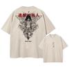 2025 Anime Attack on Titan Trička Vintage Prané Tričko Harajuku Oversize Bavlněné Tričko Bavlna Móda Streetwear Unisex Top