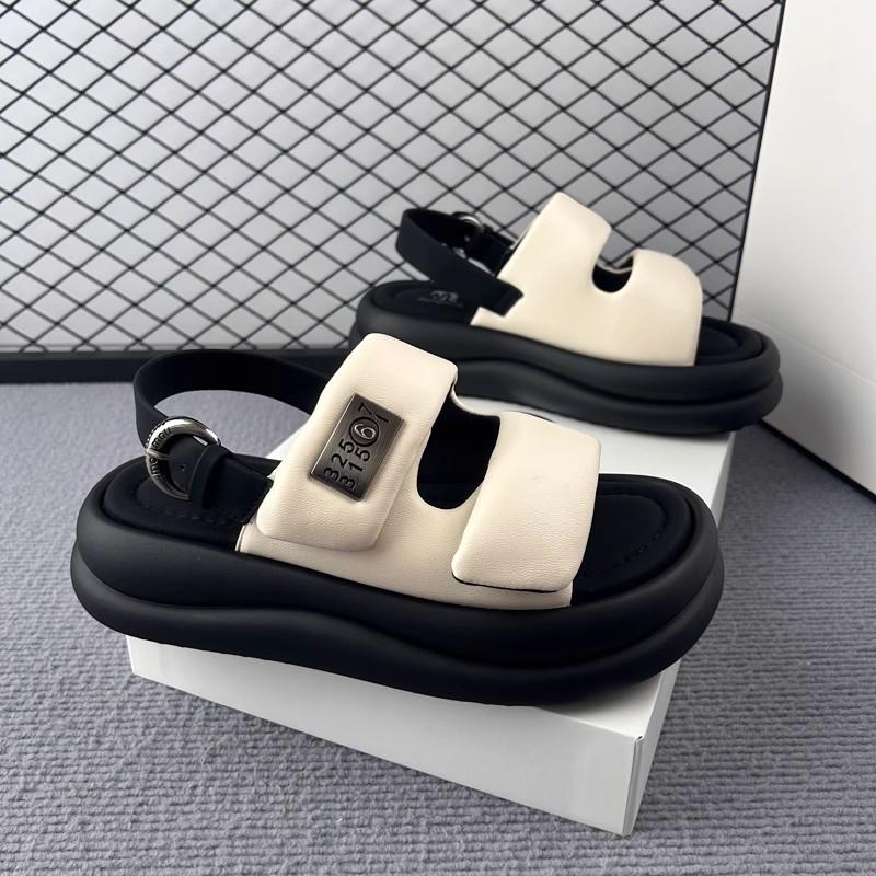 Women's Velcro Thick-Soled Soft Sport Sandals - Lightweight Summer Casual Beach Roman Style