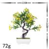 Artificial Flower Potted Plant Plastic Bonsai Fake Pine Tree Indoor Plastic Simulated Tree Potted Plants Table Potted Ornaments