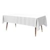Disposable Waterproof Rectangular Solid Color Tablecloth for Parties