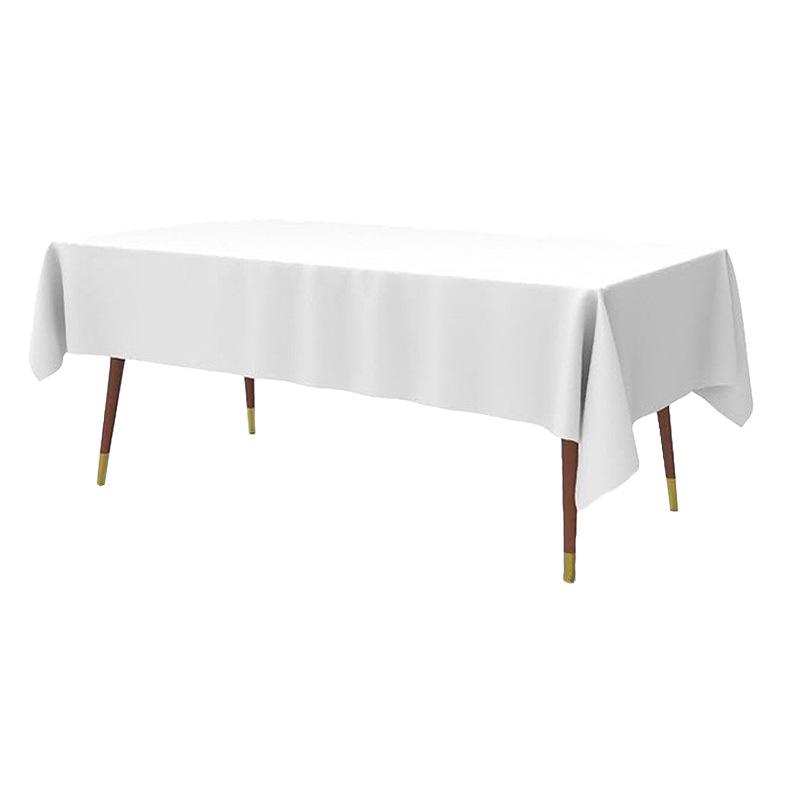 Disposable Waterproof Rectangular Solid Color Tablecloth for Parties