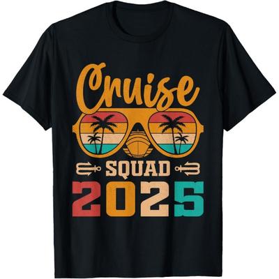 Kreuzfahrt-Trupp 2025 Outfits, Freunde, Familie Passendes Urlaubs-T-Shirt