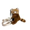Panda Little Plush Bag Doll With Earphones Raccoon Crossbody Bag Present Gift