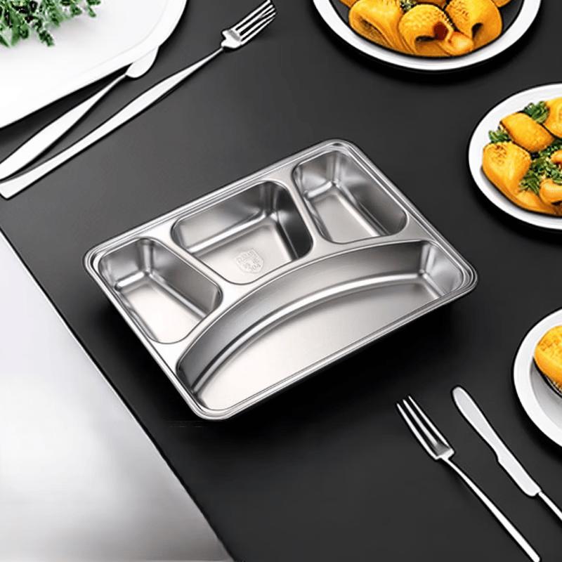 777 Stainless Steel 304 Divided Lunch Tray