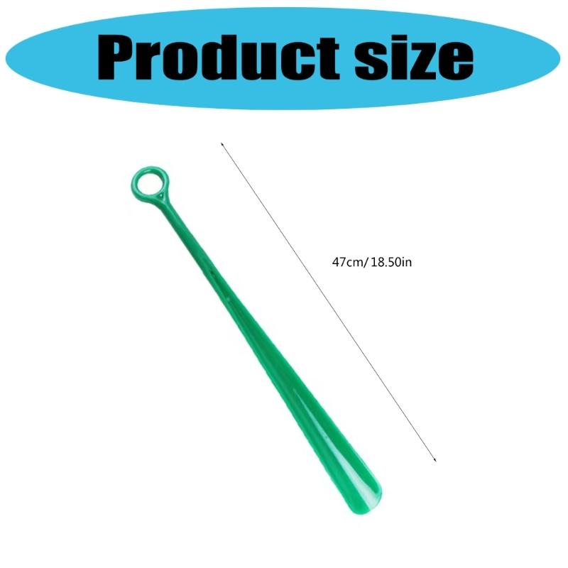 Long ABS Shoe Horn 30cm OR 46cm Ergonomic Grip Shoehorn Shoe Lifter Shoe Fitting Tool for Various Boot Shoe Sneakers