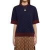 Gucci Sweater Women's Navy Blue 605920-XKAHT-4668