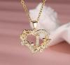 Collana Lettera Inglese a Forma di Cuore - Design alla Moda e Versatile