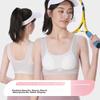 Ordifen Girls' Underwear, Developmental Seamless Sports Bra, Anti-Shock Vest for Middle School And High School Students, Shaping Bra, Light Gray