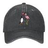 2026 Paul Penguin & Frieda Flamingo Baseball Cap Western Hat Hat Man For The Sun Sports Cap Trucker Hat Men Luxury Brand Women's