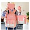 Student High school student schoolbag Large capacity Junior high school student backpack Women's school five-piece make-up backpack