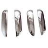Chrome ABS Car Side Door Handles Cover Trim Decor For Honda Fit Jazz 2008-2013