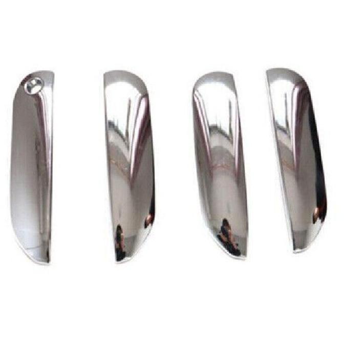 Chrome ABS Car Side Door Handles Cover Trim Decor For Honda Fit Jazz 2008-2013