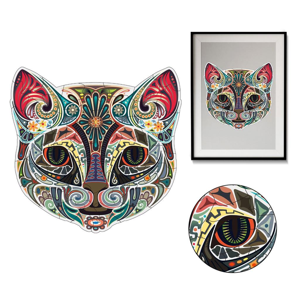 (H0826)Bausteinpuzzle Qualitätspuzzle Erwachsene Kinder Geschenk Holz