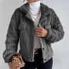 Women Plush Jacket Faux Fur Thick Coat Casual Long Sleeve Loose Overcoat Female Outerwear Autumn Winter Ladie Button Coat