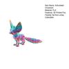 3D Printed Fox Ornament Articulated Fox Figurine with Flexible Tail And Limbs