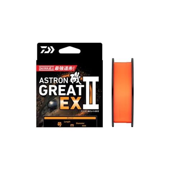 DAIWA Нейлоновая леска Astron Iso Great EX2 Оранжевая 1.35-150