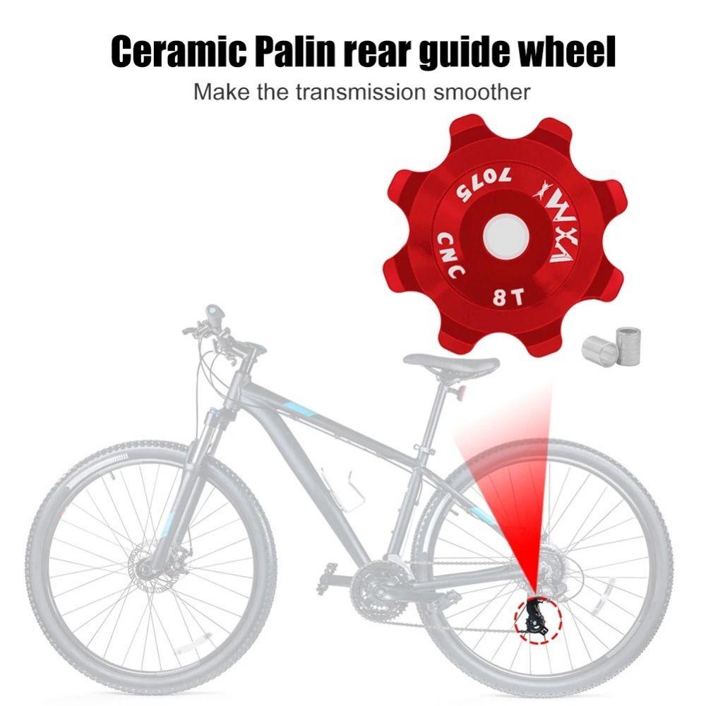 Ceramic Bearing Bike Rear Derailleur Pully Jockey Wheel Bicycle Steel Pulley Bearing  Road Bike