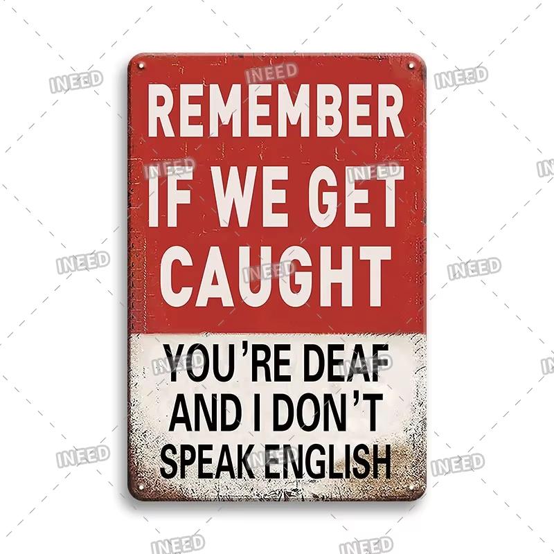 Pc Funny Man Cave Garage Sign Do You Have Tight Nuts or Rusty Tools Vintage Metal Sign for Home and Garage Wall Decor