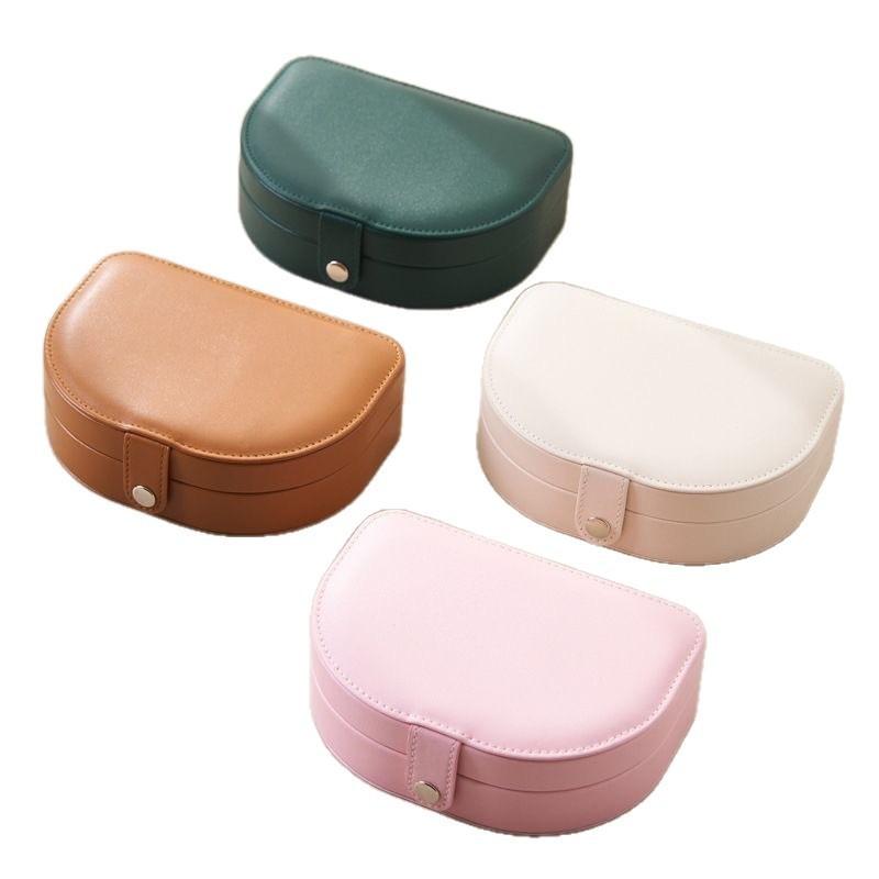 Multilayer Large Capacity Jewelry Organizer With Leather Material For Gift Storage And Display