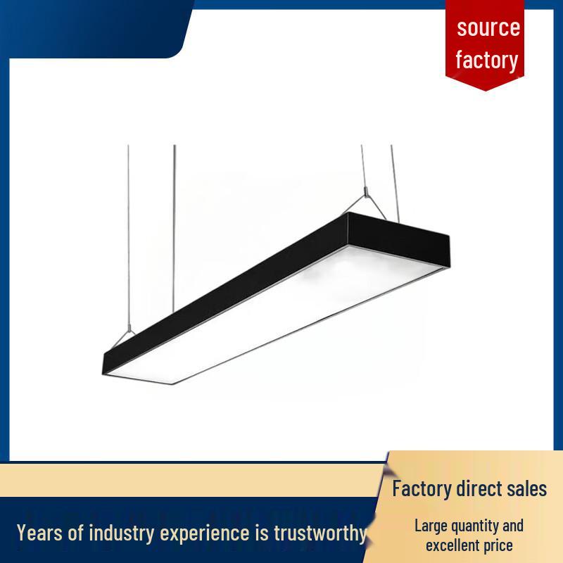 Miāo Qiáo Black LED Linear Pendant Light