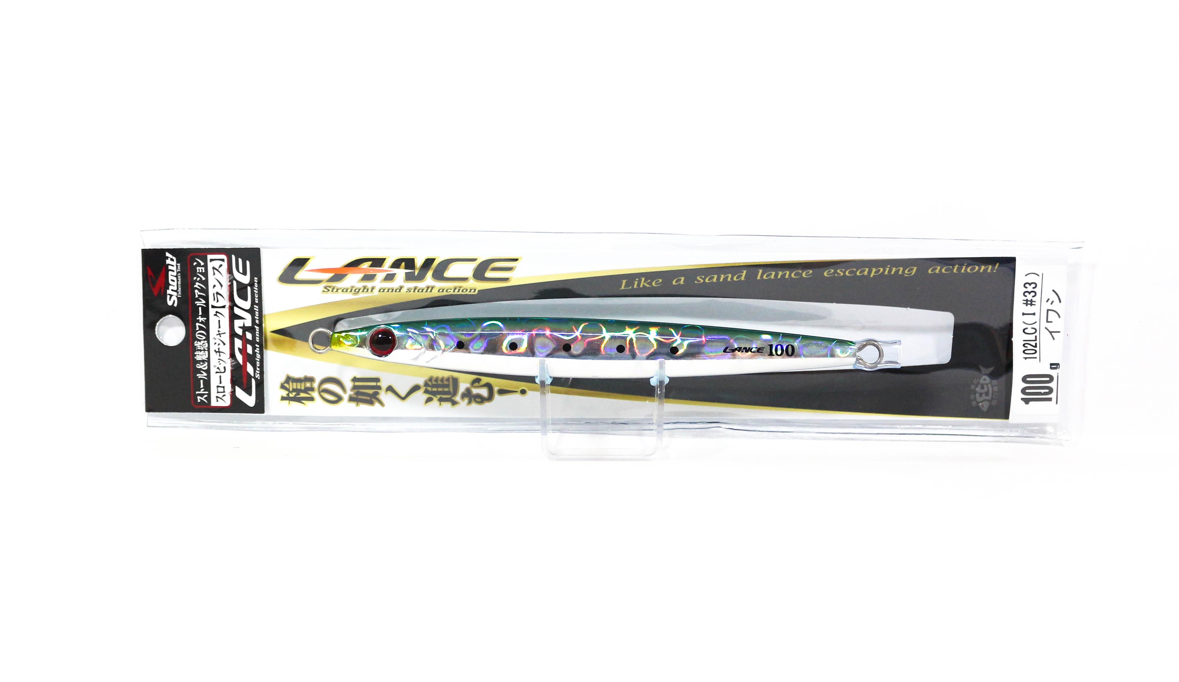 

Shout 102-LC Metal Jig Lance Slow Fall Long 100 грамм I (7857)