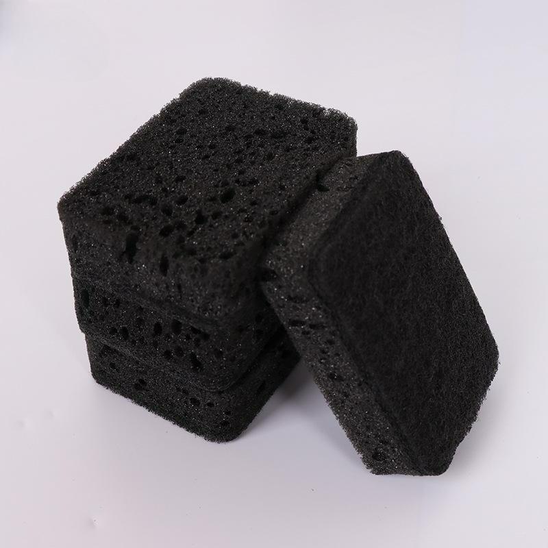 10Pcs Durable Black Seaweed Sponge for Dish & Pot Cleaning - Non-Stick Kitchen Sponge 10pcs