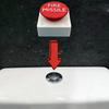 Distinctive Eye-Catching Toilet Tank Press Button Rocket Launch Shaped Button  Bathroom Space