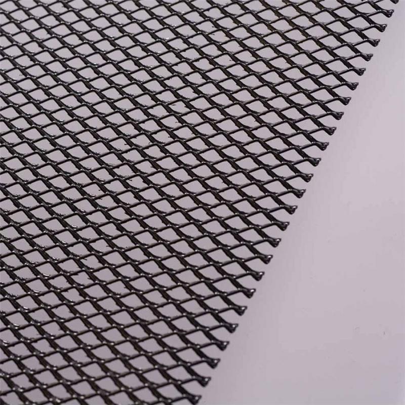 Universal Black Aluminium Rhombus Style Car Tuning Grill Thickened Mesh 40"X13