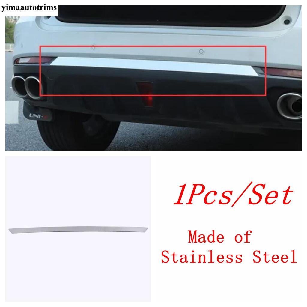 For Changan UNI-K UNIK - 2024 Car Rear Trunk Door Tail Bumper Strip Decoration Anti-Scratch Cover Trim Accessories Exterior