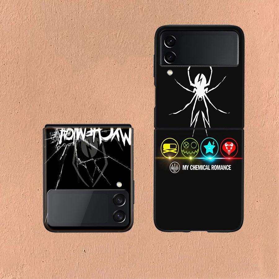 My Chemical Romance MCR Phone Case For Samsung Z Flip 6 7 5G Galaxy Z Flip 5 4 3 5G Cases Shockproof Hard Cover TPU