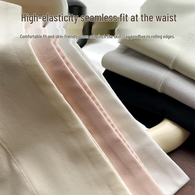 FitonTon Women's High Waist Cotton Tummy Control Briefs 4-Pack