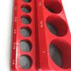 3Pcs Magnetic Socket Organizer Storage Rack Large Capacity Heavy Duty Universal Drive Metric SAE Socket Tray