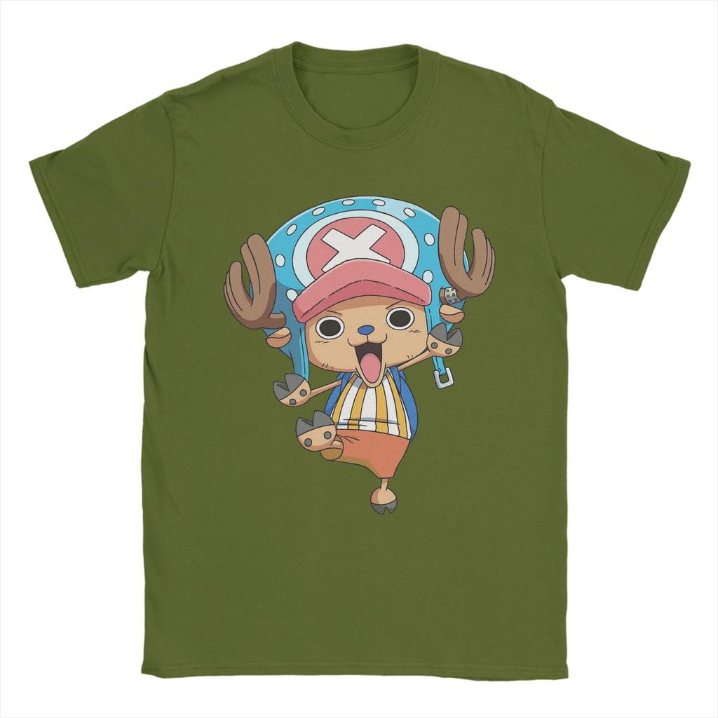 Tony Tony Chopper One Piece Cotton Candy Lover Unisex Womens T Shirts Tees Short Sleeve TShirts 100 Cotton Plus Size Clothing