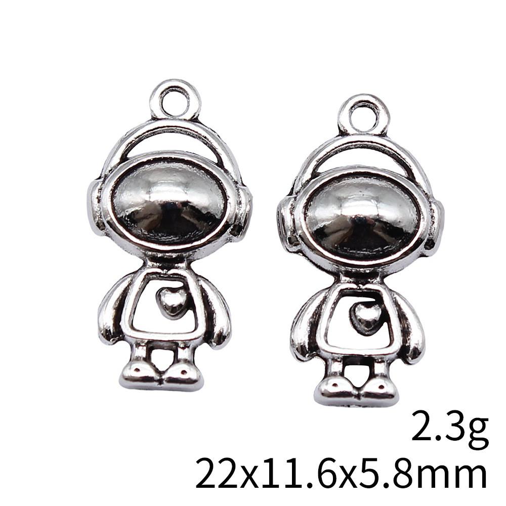 Gifts For Women Charms For Keychains Rainbow Galaxy Robot Charms Pendant Audience Car Pendant