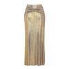 1011 European and American swimwear new colored diamond V-neck glossy pleated one-piece swimsuit suit female explosion 11111