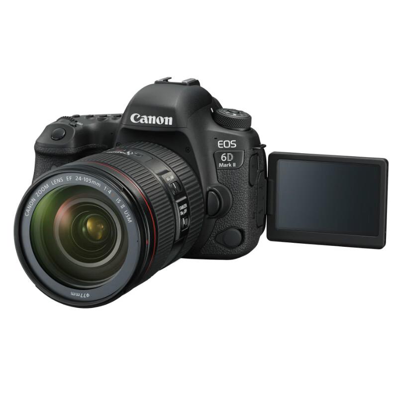 Canon EOS 6D Mark II Full-Frame DSLR Camera with EF 24-105mm f/4L IS II USM Lens Kit (CN Version)