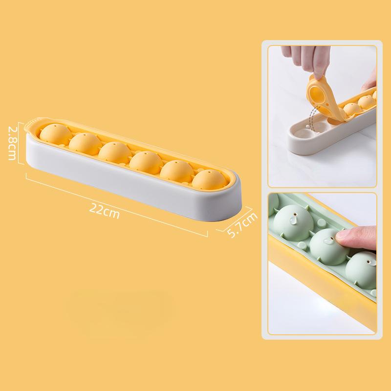 

6 полостей, круглые кубики льда, силиконовая форма для мороженого с крышкой, форма для приготовления мороженого на палочке, виски, хоккей, подарок, кухонные принадлежности