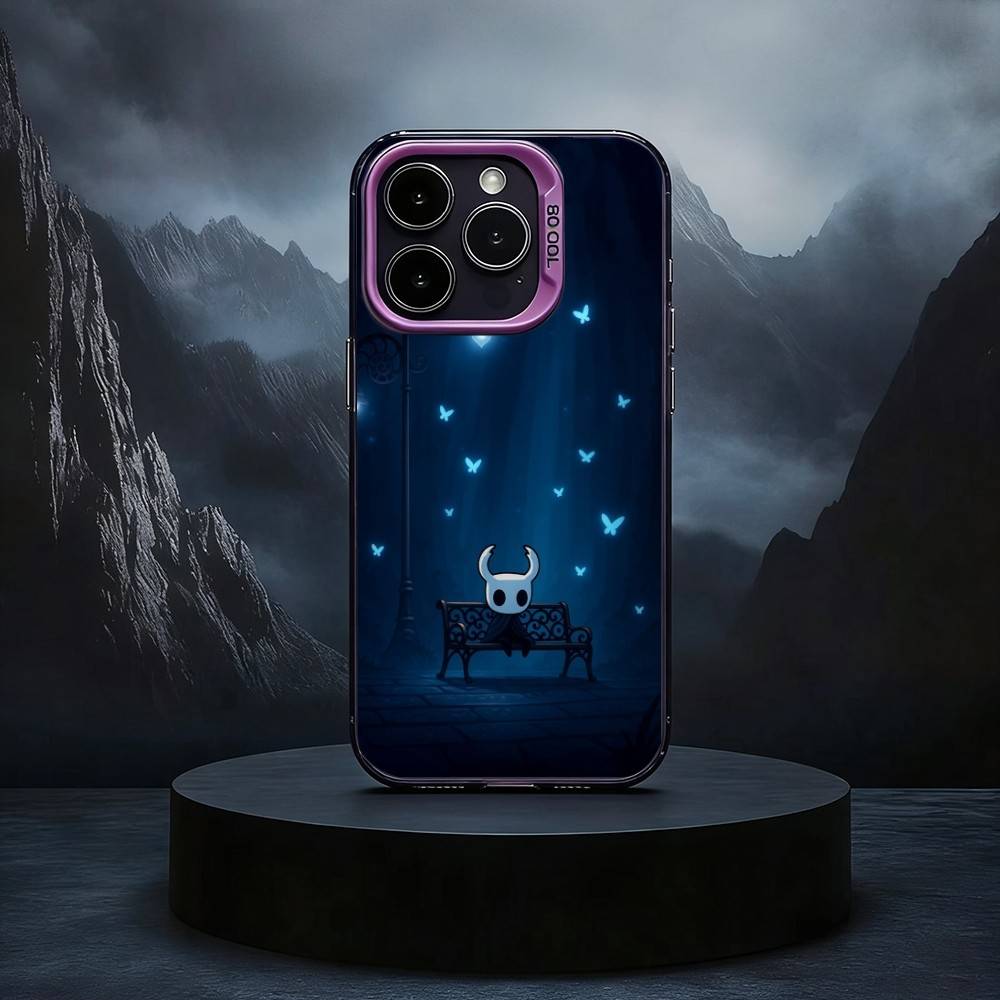 

Game H-Hollow Knight Phone Case For iPhone17,16,15,14,13,12,11 Plus,Pro Max Black Candy silver phone case iPhone16plus