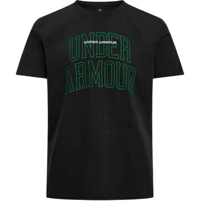 Varsity Mix Moisture Wicking Trendy Comfortable Versatile Simple Short Sleeve T-Shirt Men Tops Black 6001858-001