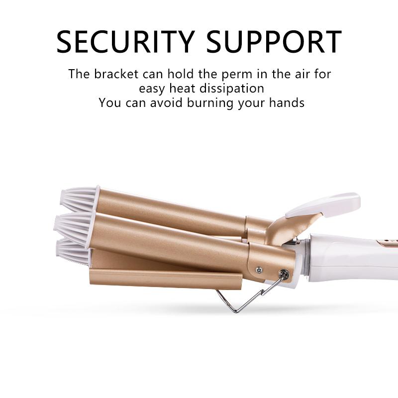 Professional Curling Iron Triple Barrel Hair Curler Hair Waver Styling Tools Electric Hairdressing Curling For All Hair Types