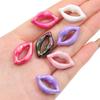 Acrylic Beads Lip Charms Beads For DIY Bracelet Necklace 10Pcs