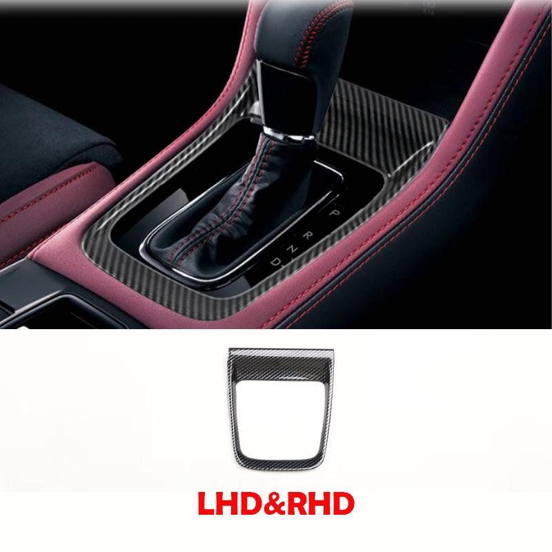 LHD RHD For Subaru WRX STI XV 2014- ABS carbonfiber Interior Accessories door handle window switch AT Gear Shift Box Panel