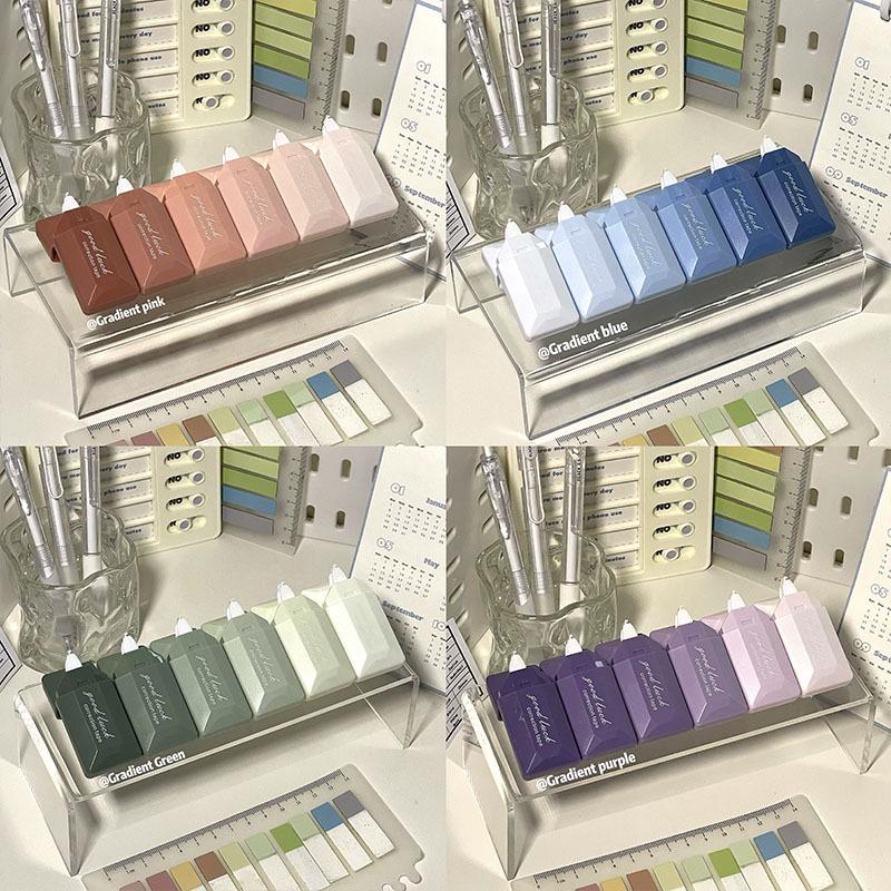 Csendes, Hordozható Kártya Stílusú Gradiens Korrektúrszalag Diákoknak - Nagy Kapacitás és Magas Érték