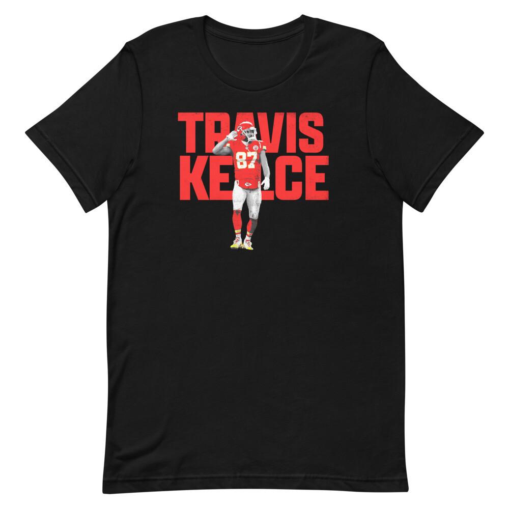 TRAVIS KELCE Chiefs Football Fan Art Graphic Tee Short-Sleeve Unisex T-Shirt Unisex T-Shirt S