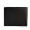Men' Wings Wallet Made of Genuine Goat Leather Black