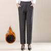 Medium Elderly Women's Pants Winter Grandma Velvet Pants Mother Thickened Loose Cotton Pants Old Lady Elastic Waist Trousers