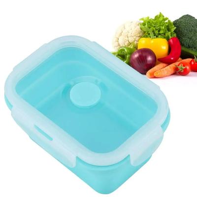 1200 ml skládací silikonová dóza na jídlo Přenosná Bento krabička na oběd Mikronádobí Domácí kuchyně Venkovní dóza na potraviny